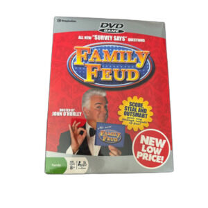 Family Feud DVD Game John O’Hurley Interactive Board Game Complete 2+ Players